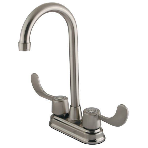 Bar Faucet, Brushed Nickel